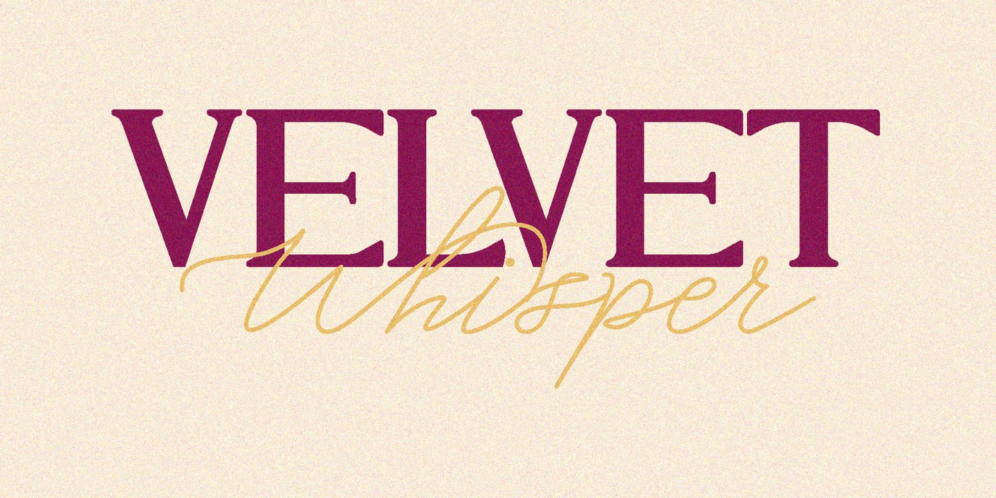 Font HT Velvet Whisper