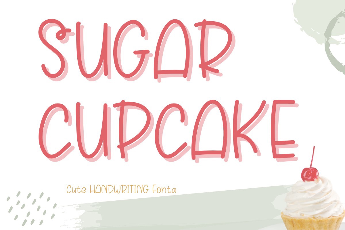 Font Sugar Cupcake