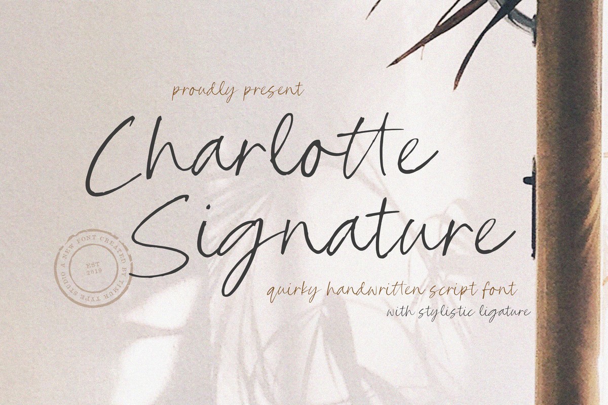 Font Charlotte Signature