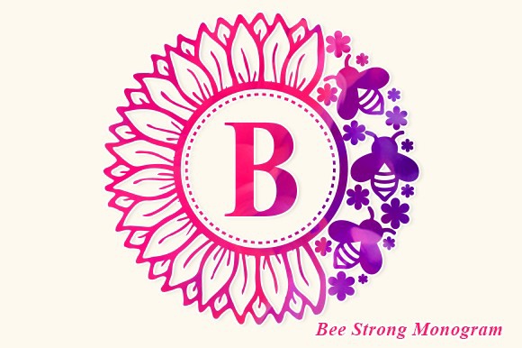 Font Bee Strong Monogram