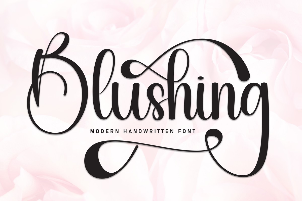 Font Blushing