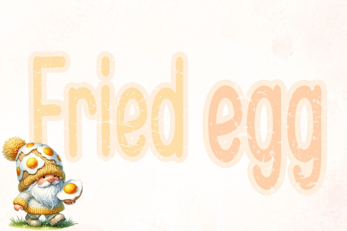 Font Fried Egg