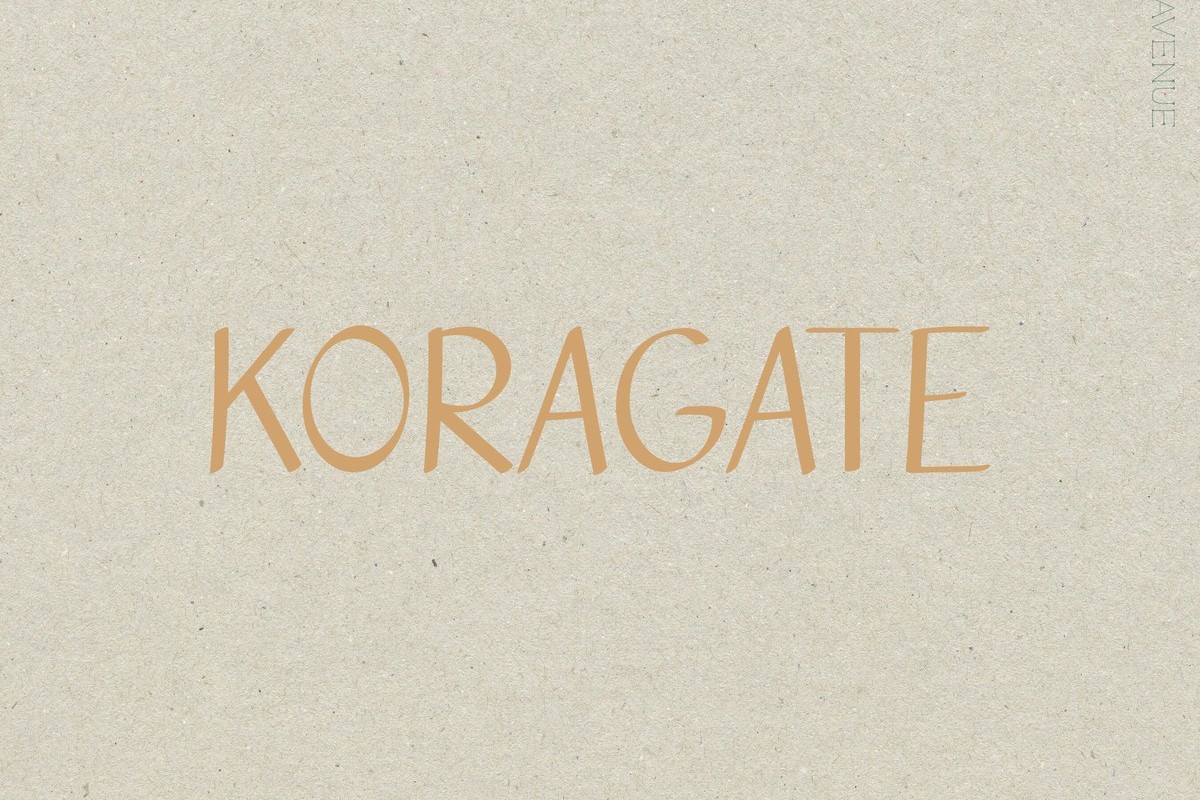 Font Koragate