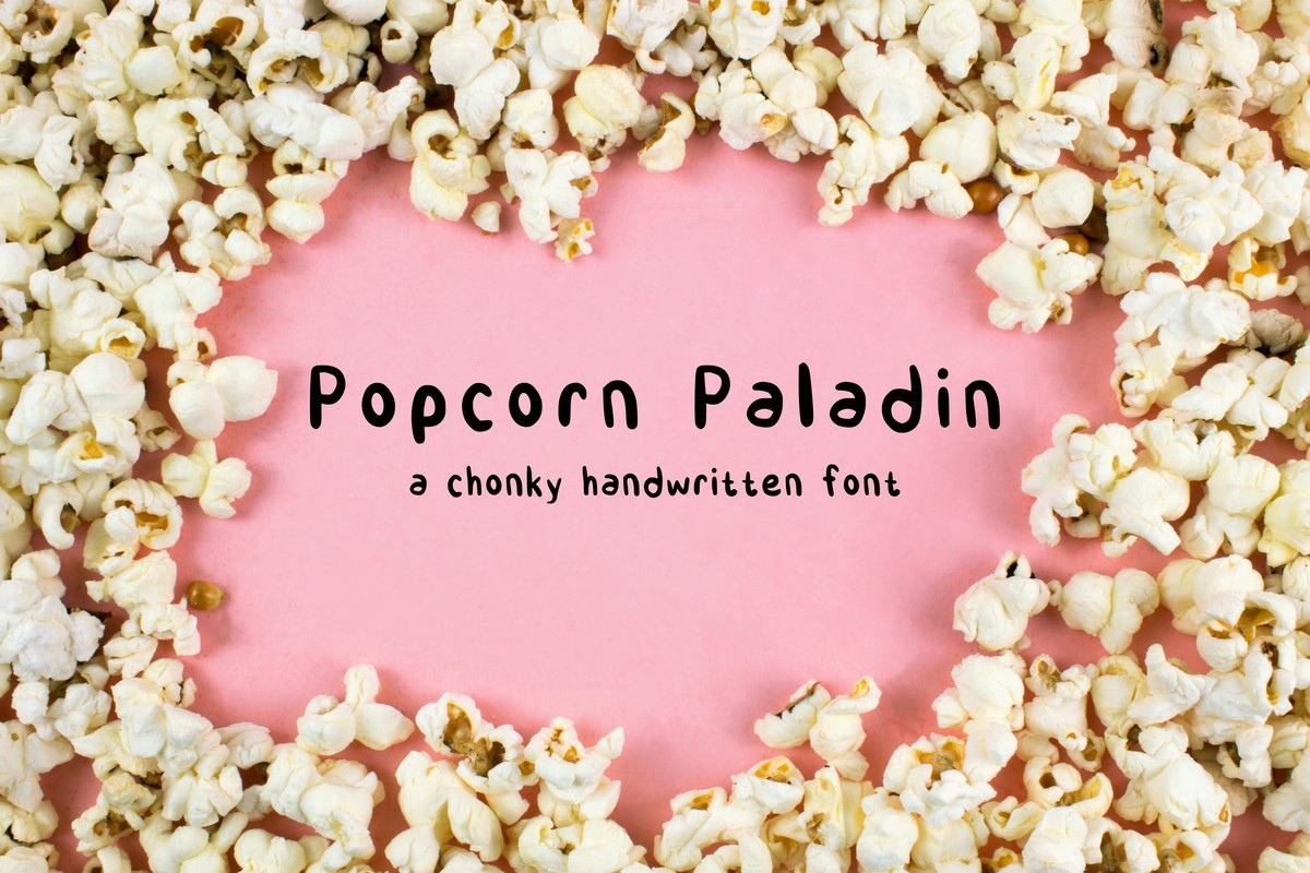 Font Popcorn Paladin