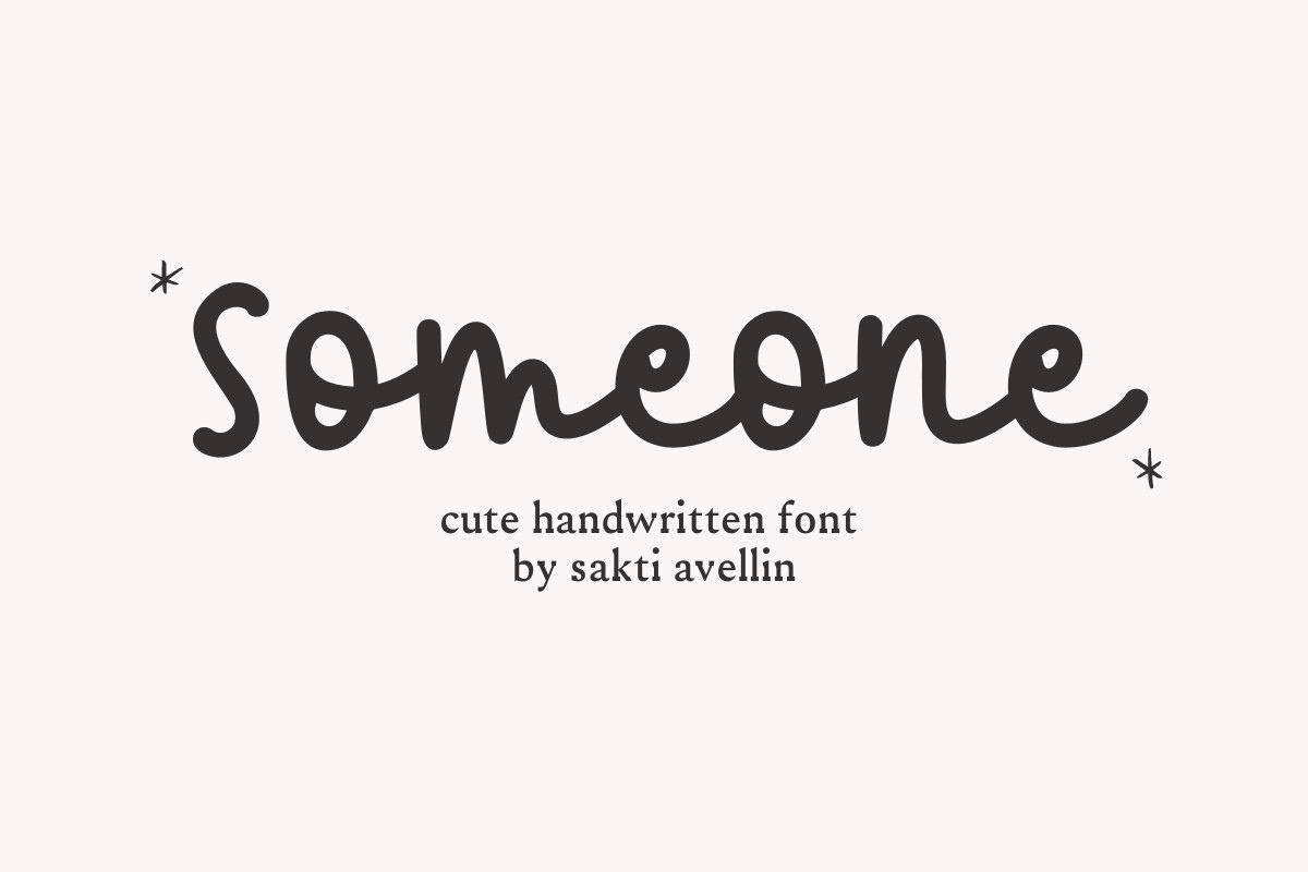 Font Someone