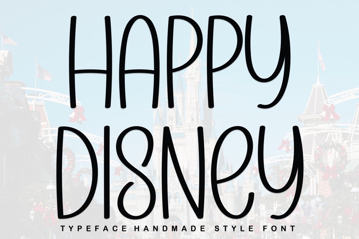 Font Happy Disney