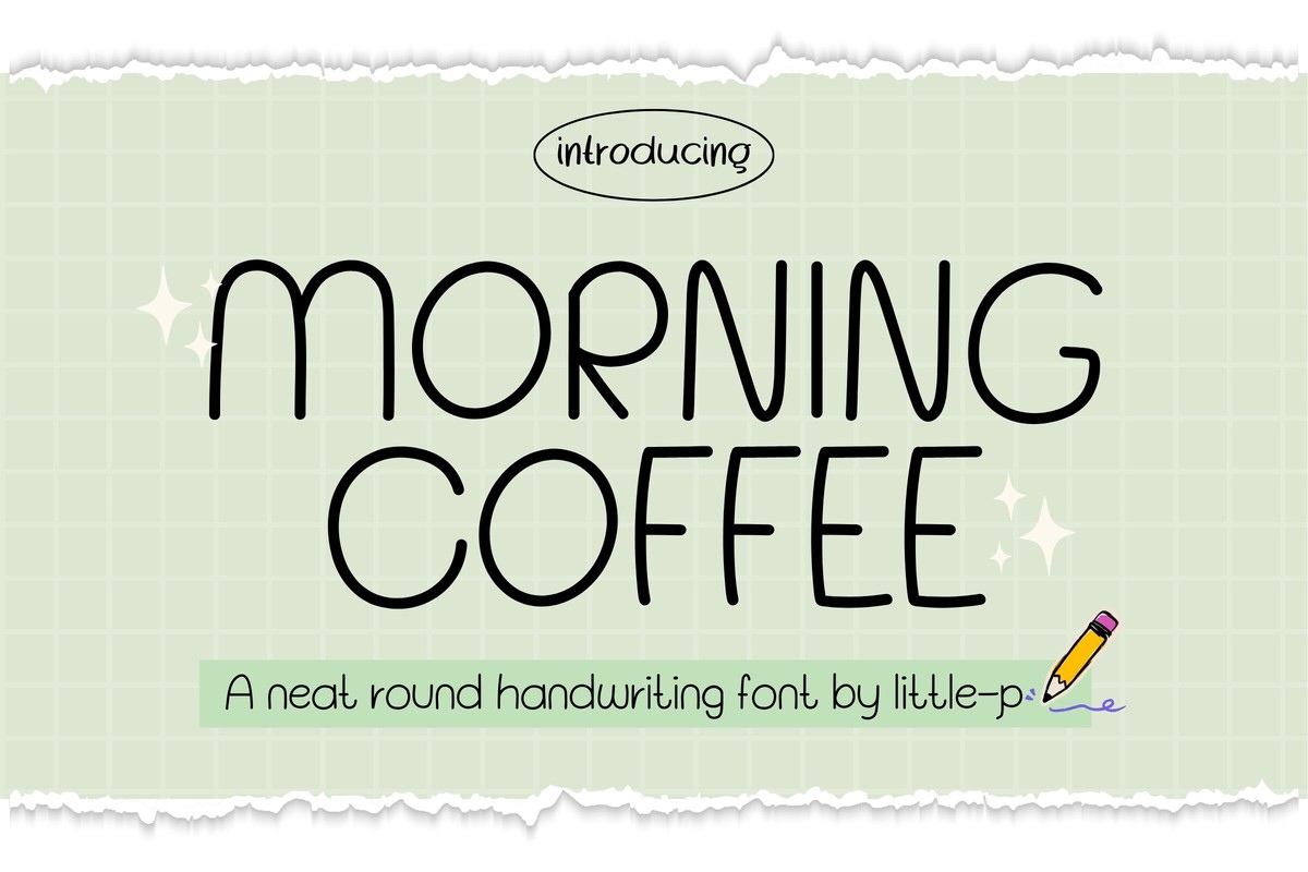 Font Morning Coffee