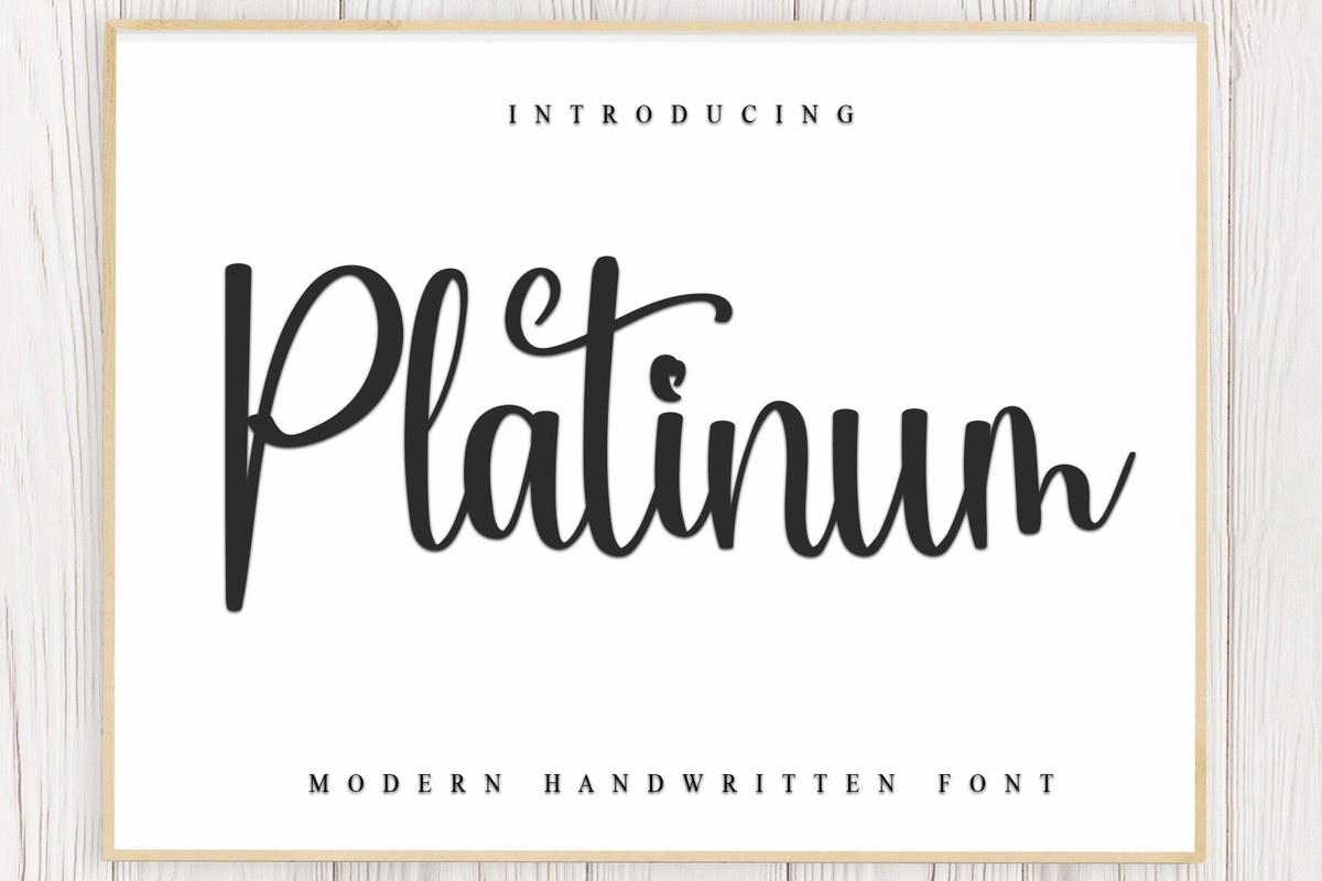 Font Platinum