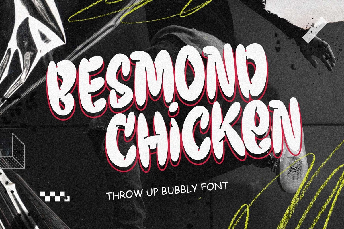 Font Besmond Chicken