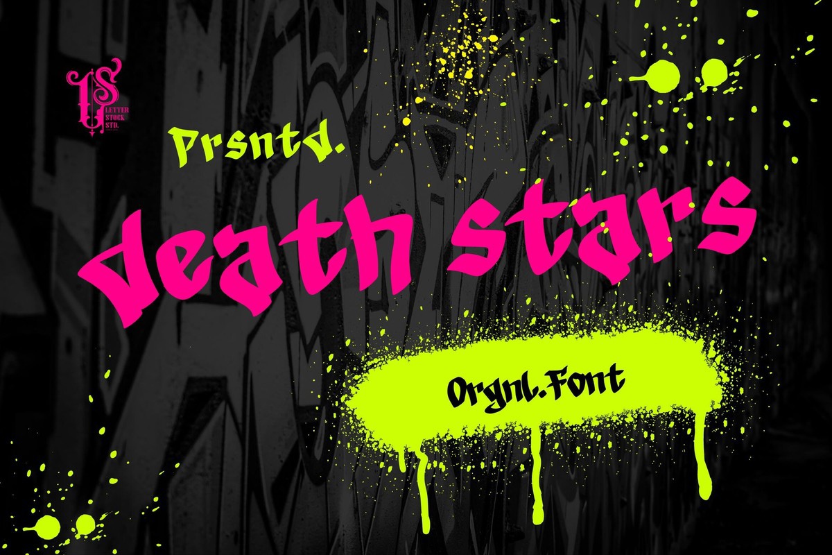 Font Death Stars