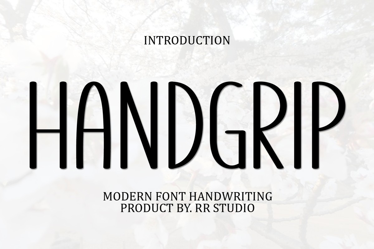 Font Handgrip