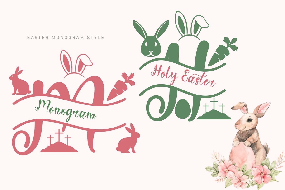 Font Holy Easter Monogram