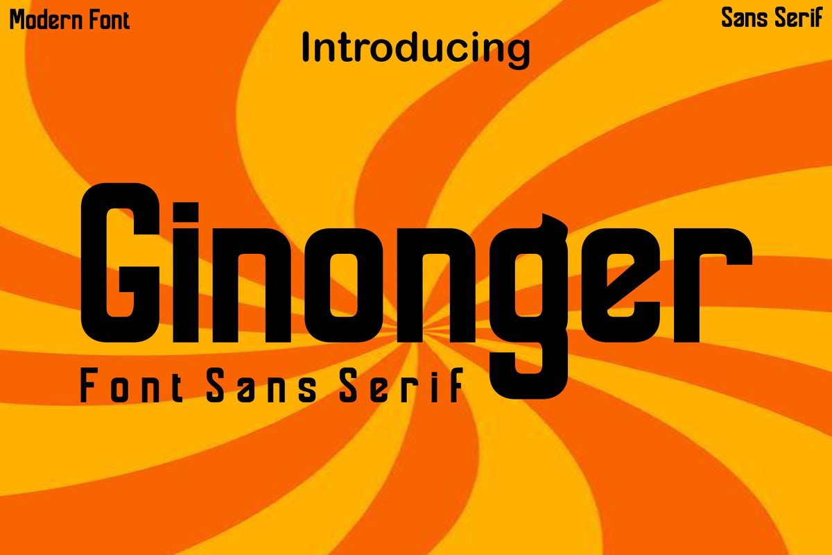 Font Ginonger