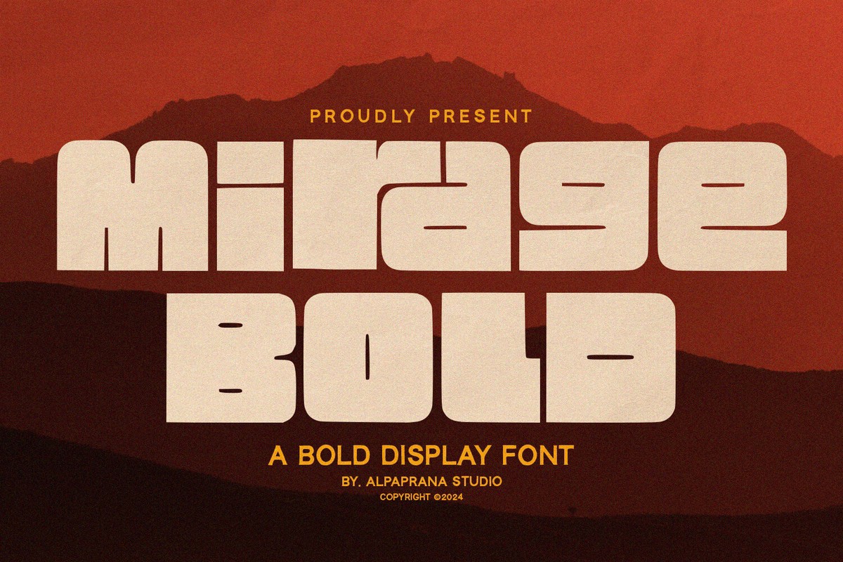 Font Mirage Bold