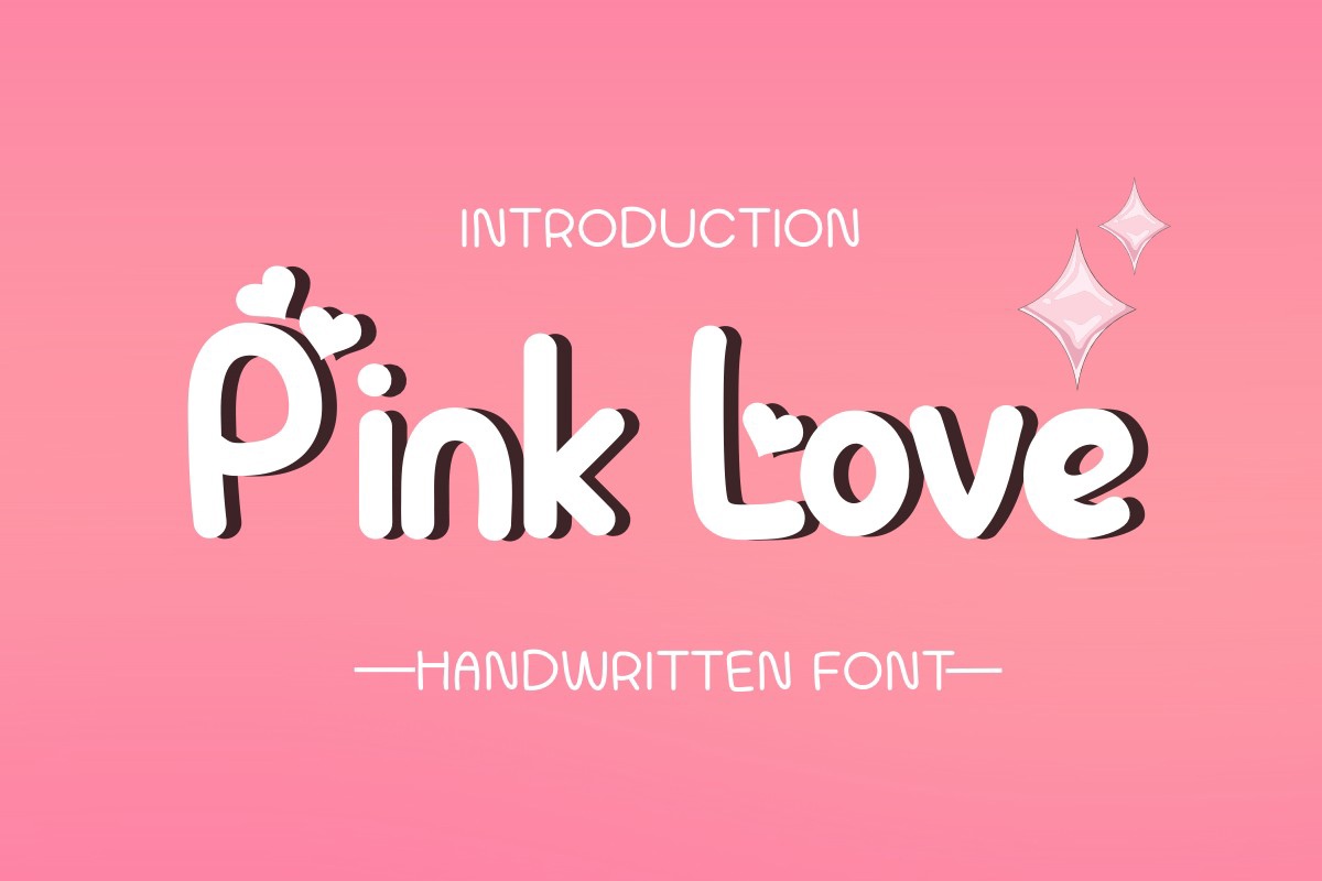 Font Pink Love