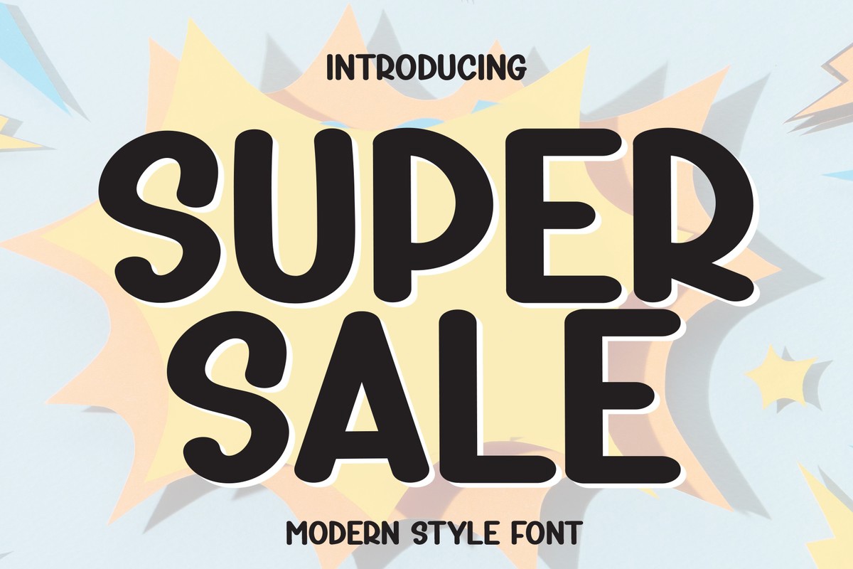 Font Super Sale