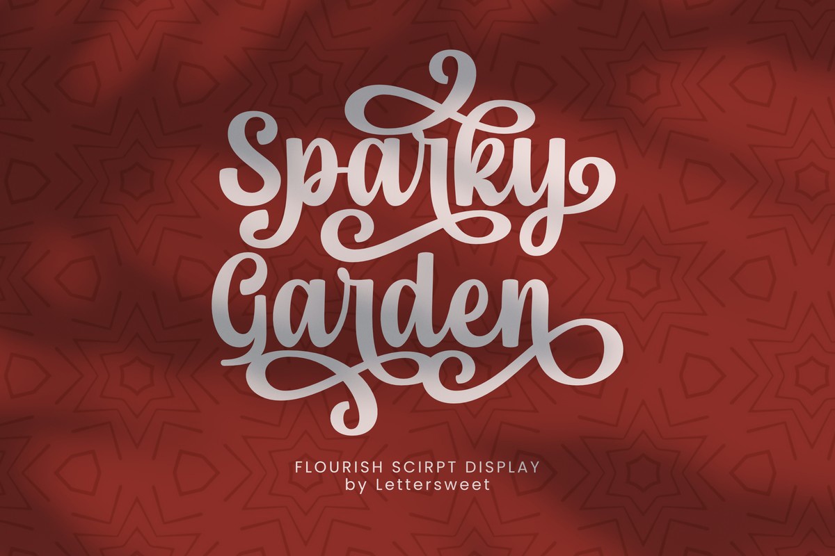 Font Sparky Garden