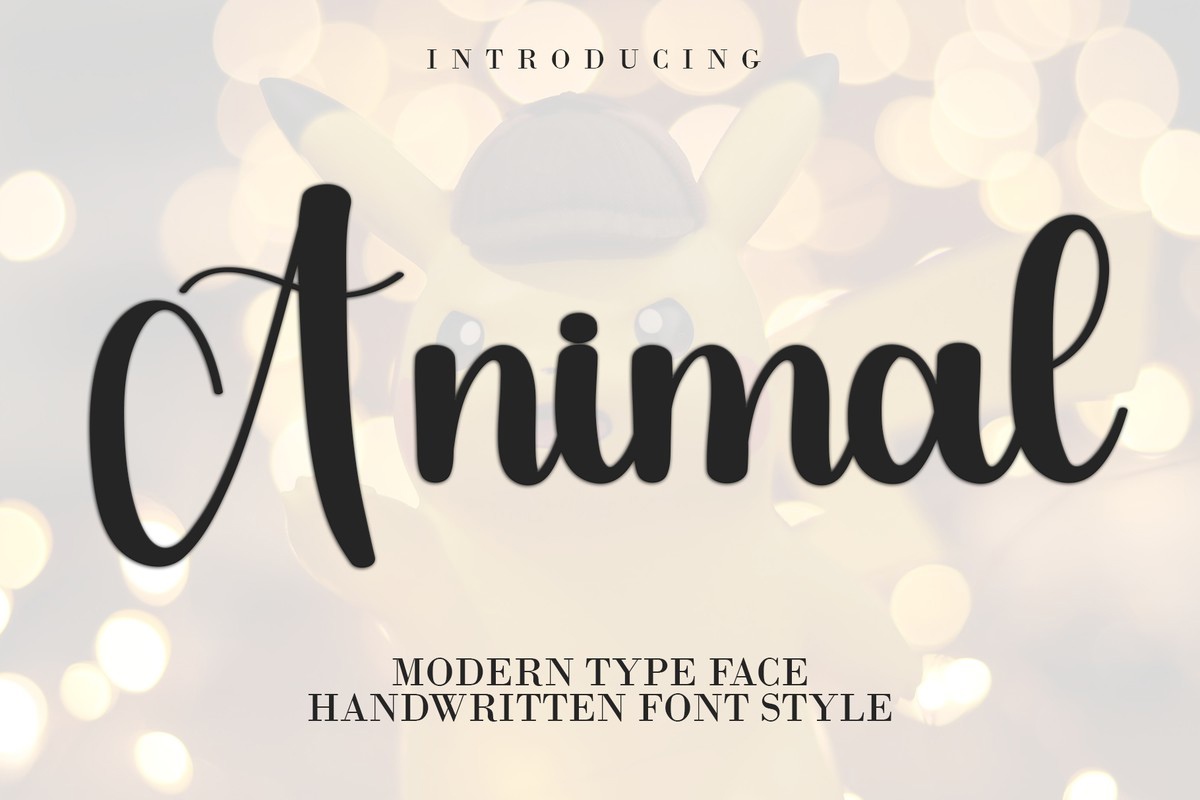 Font Animal