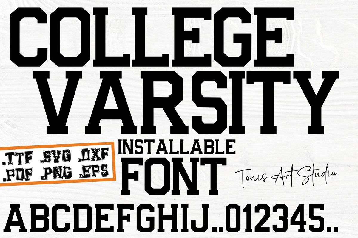 Font AB College Varsit