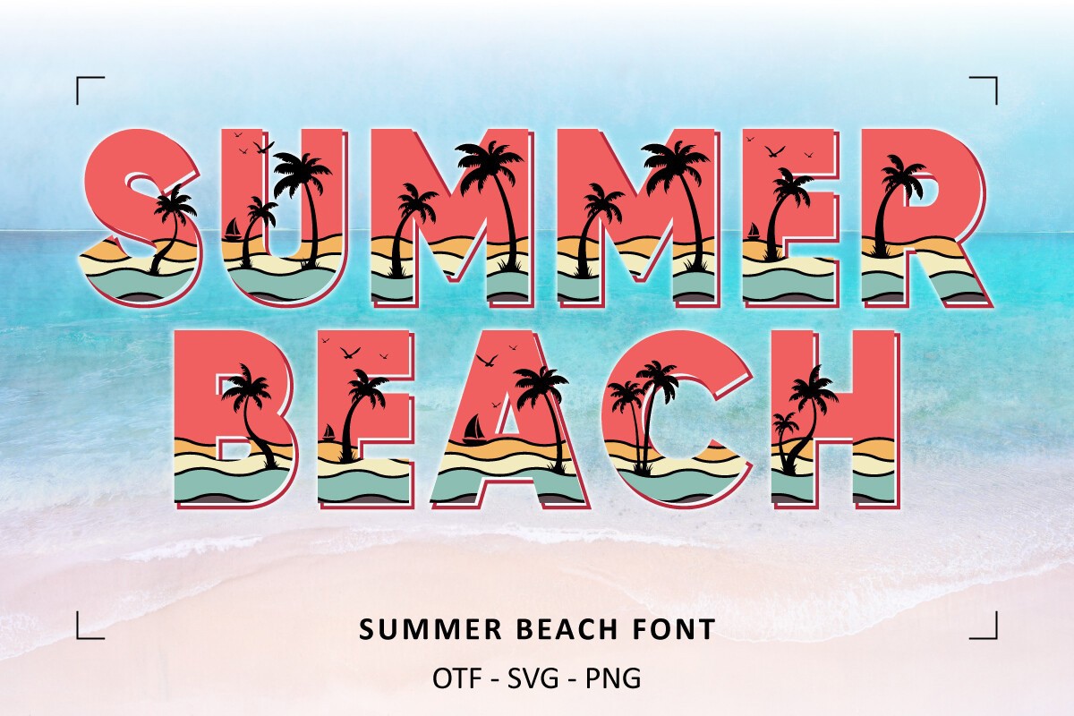 Font Summer Beach