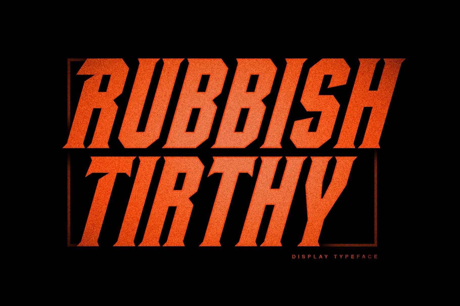 Font Rubbish Tirthy