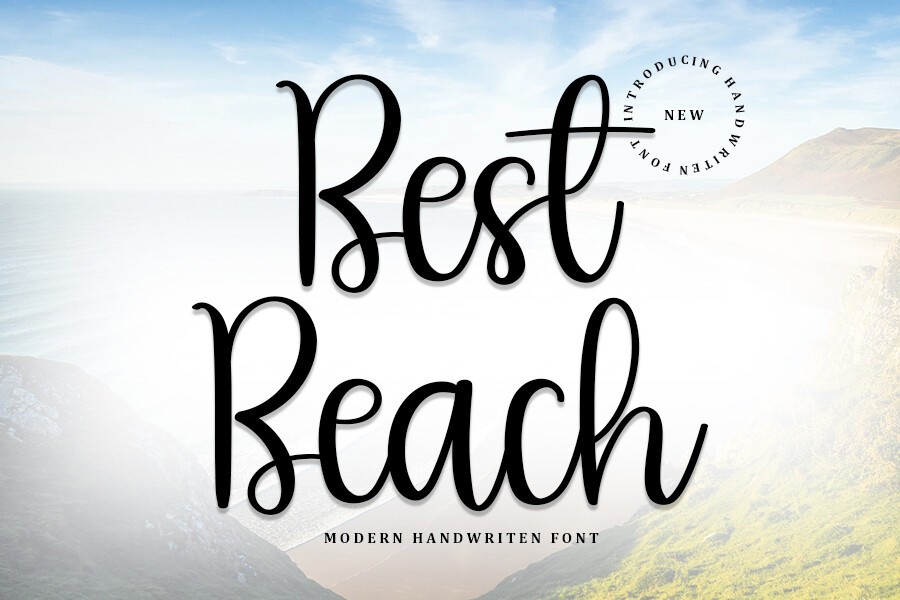 Font Best Beach