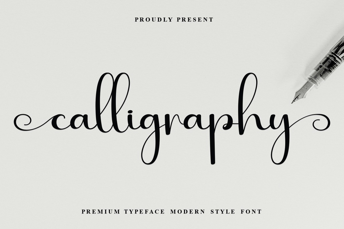 Font Calligraphy