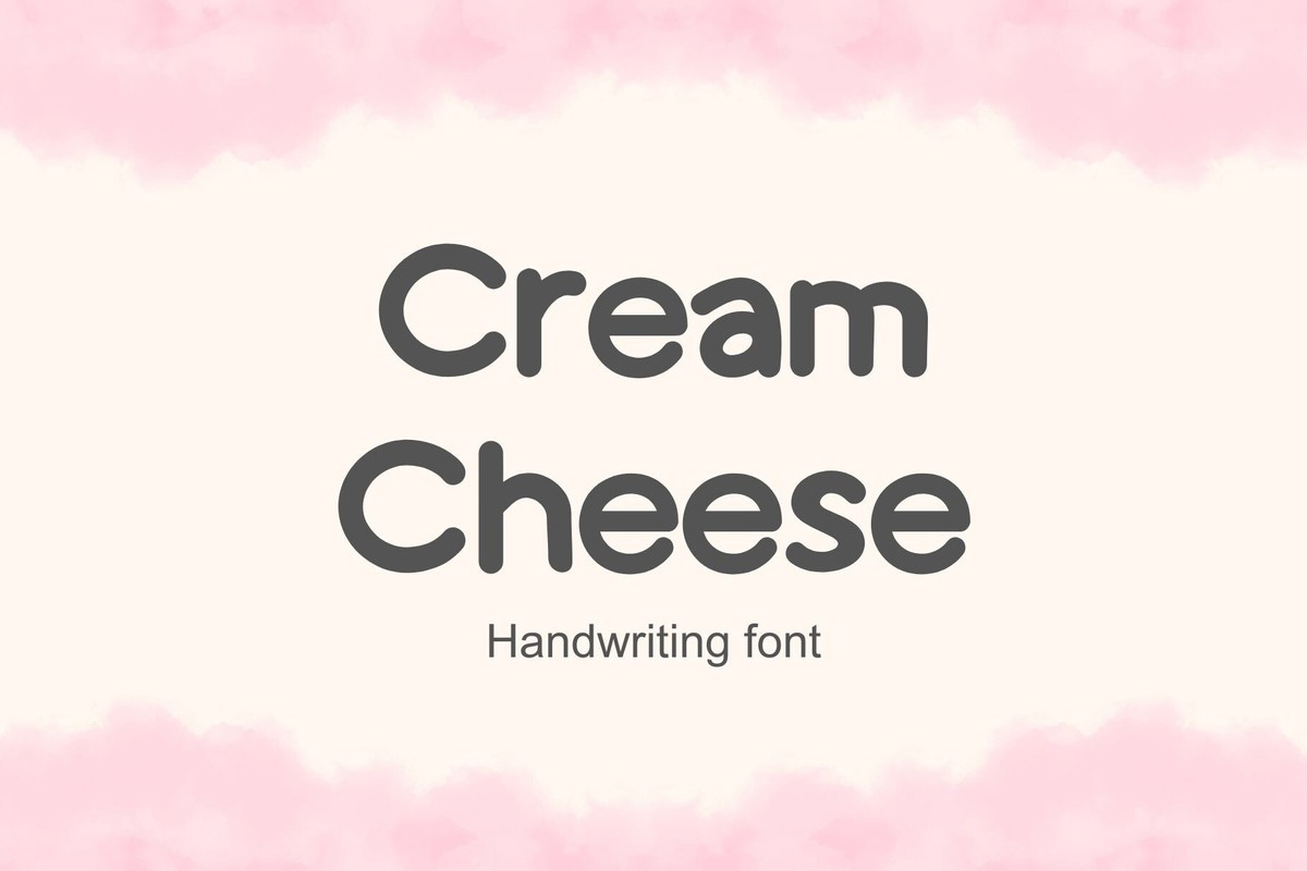 Font Cream Cheese