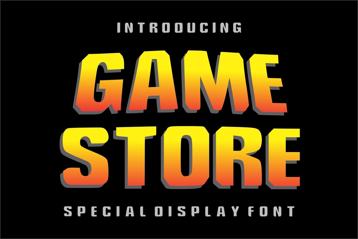 Font Game Store