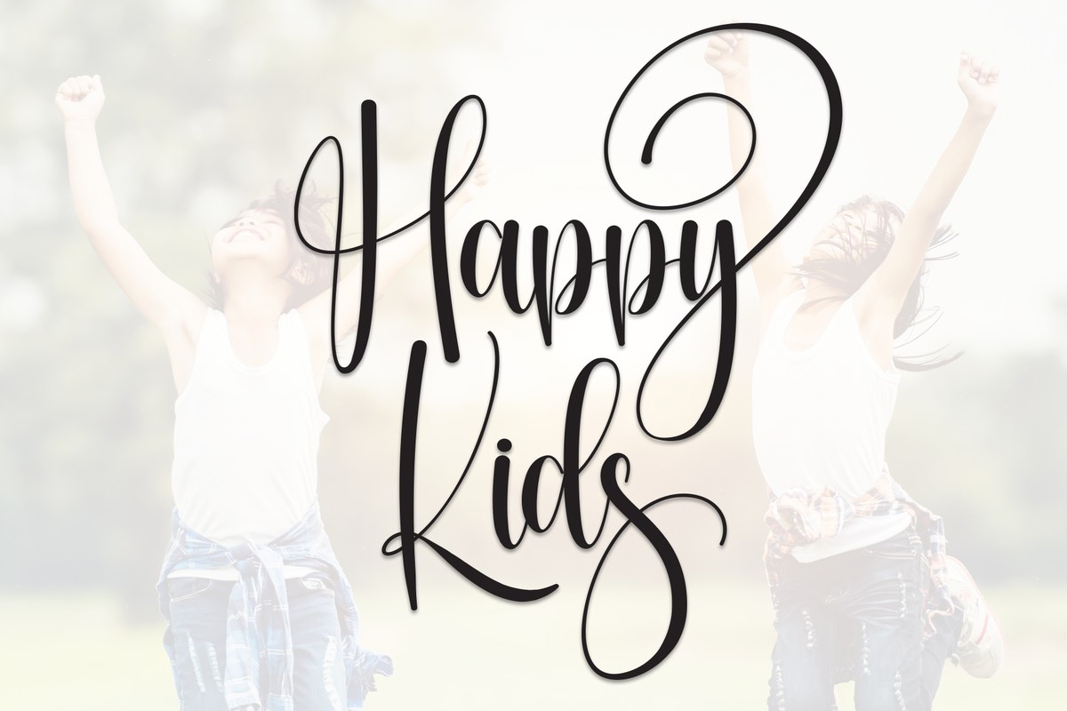 Font Happy Kids