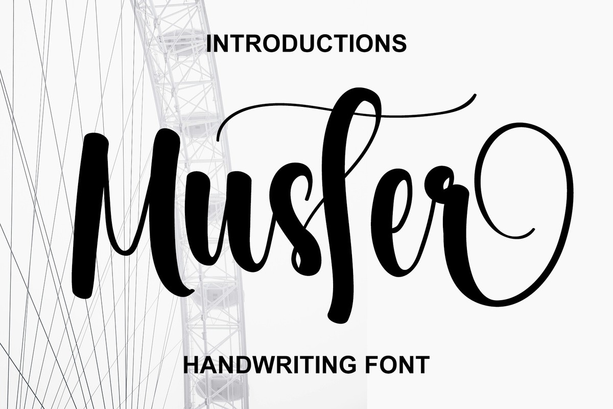 Font Muster