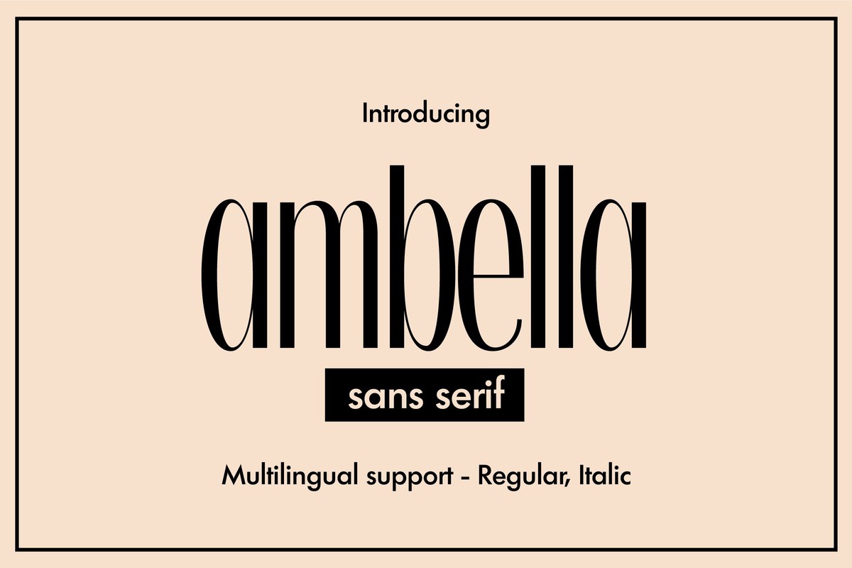 Font Ambella