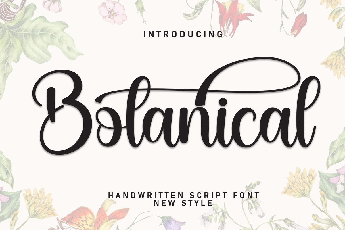 Font Botanical