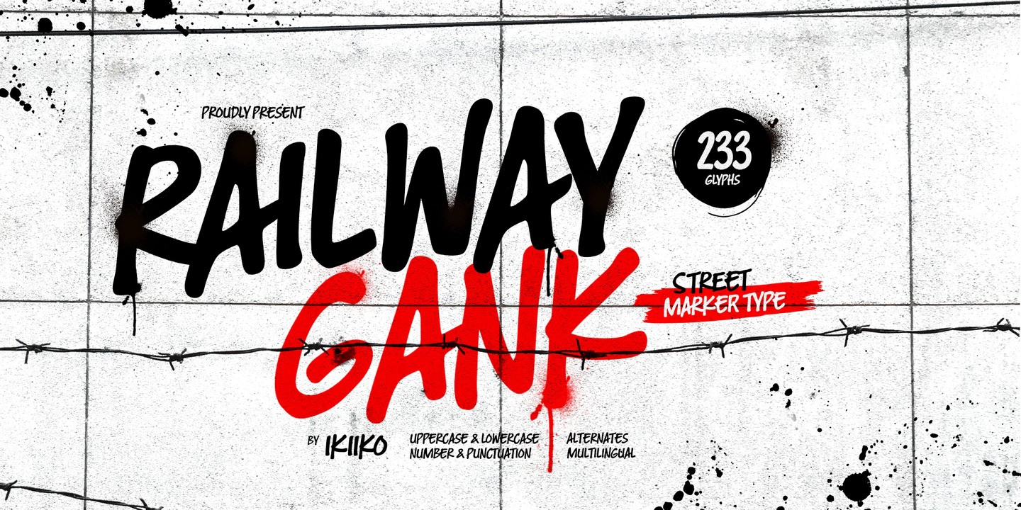 Font Railway Gank