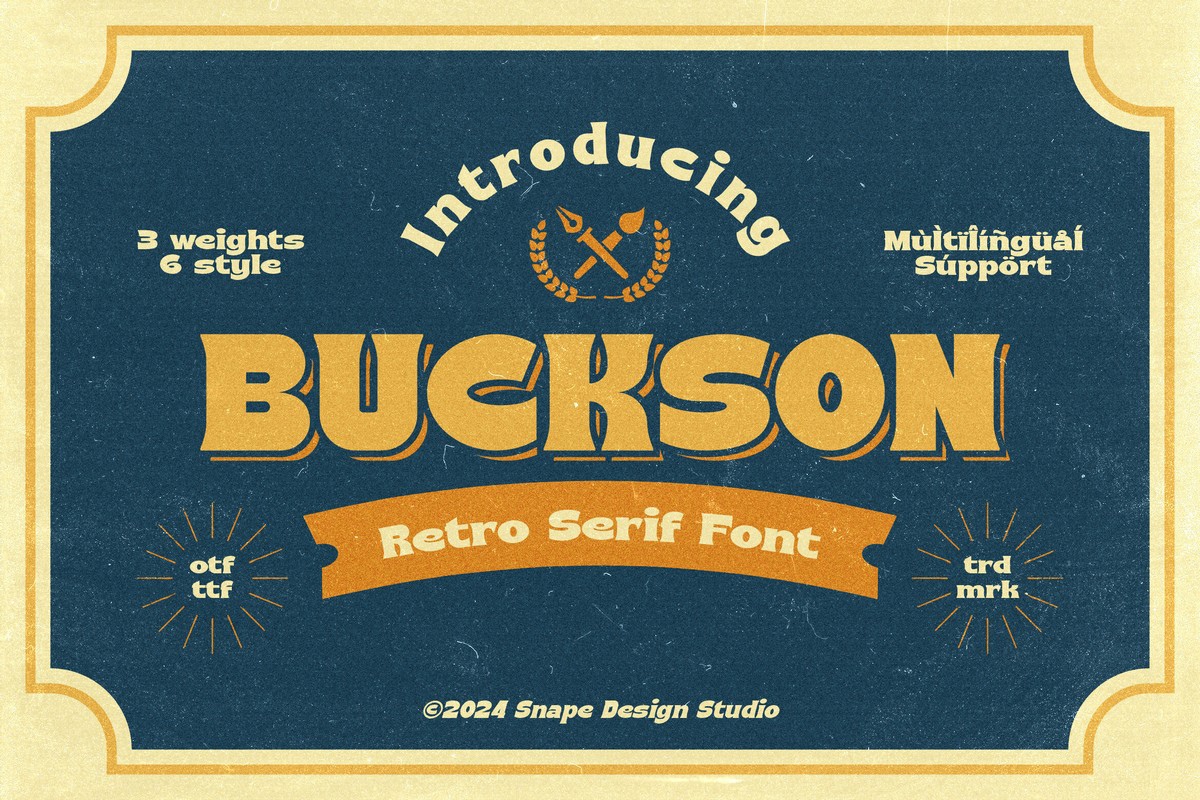 Font Buckson