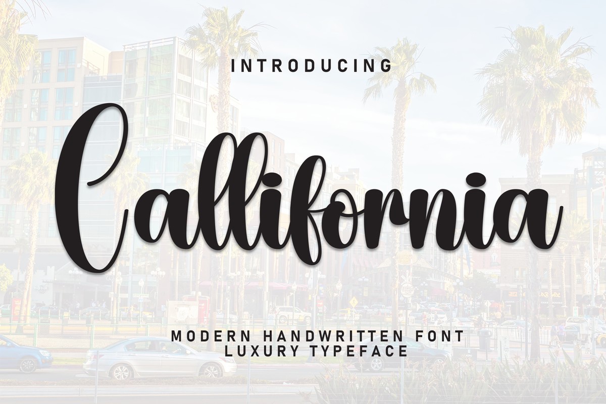 Font Callifornia