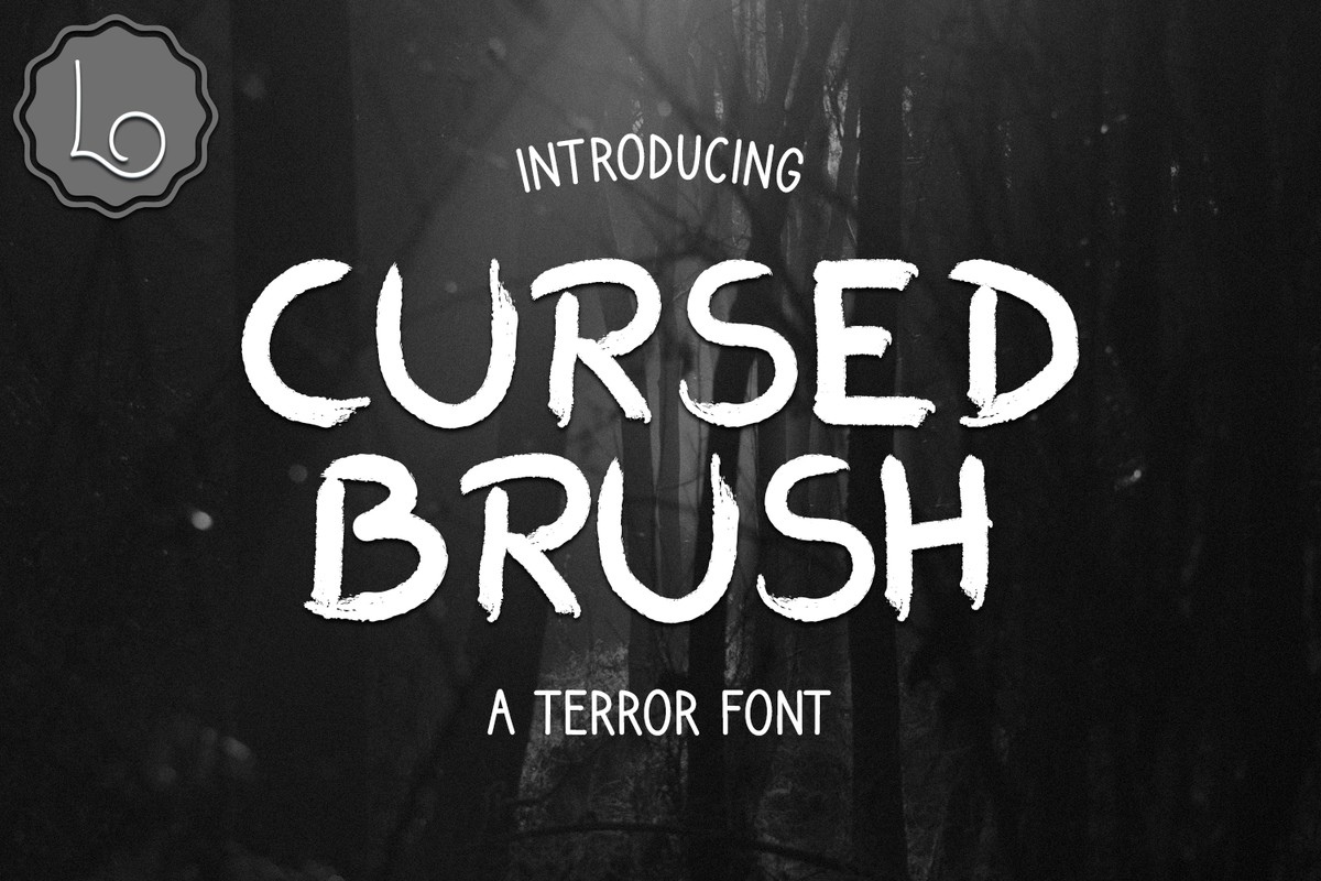 Font Cursed Brush