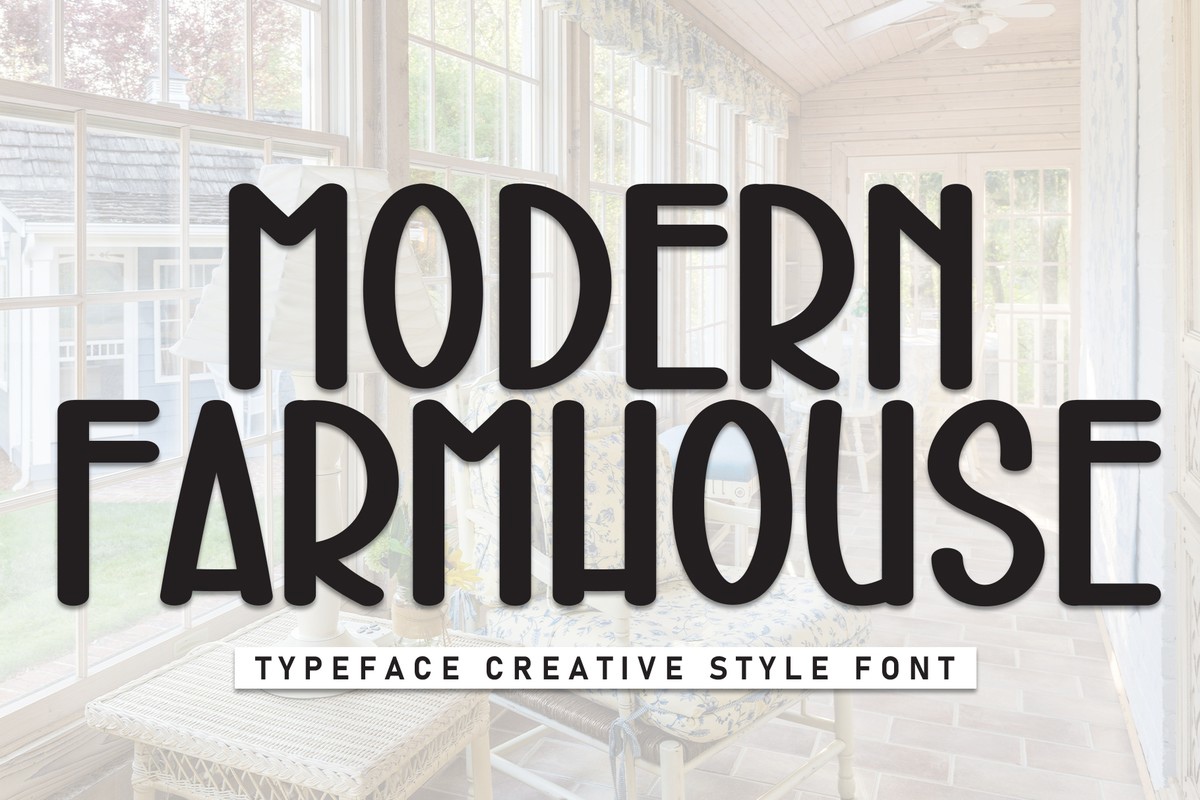 Font Modern Farmhouse