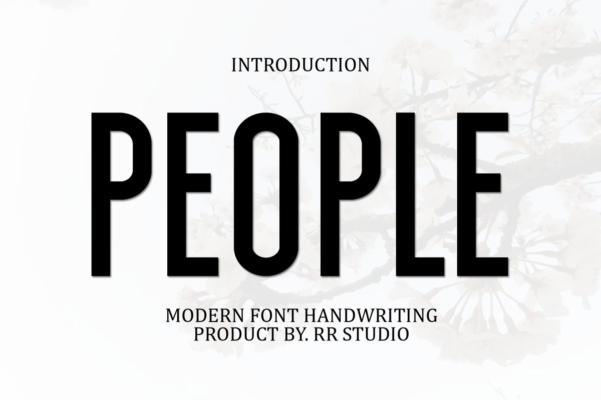 Font People