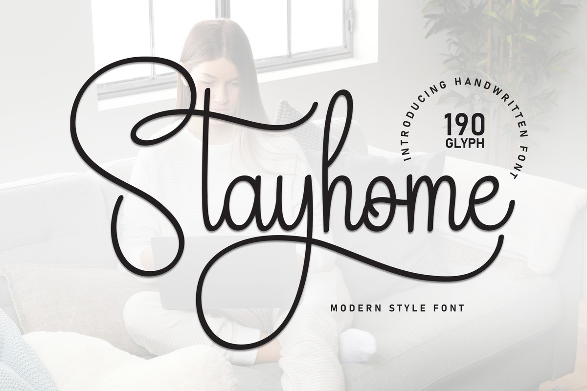 Font Stayhome