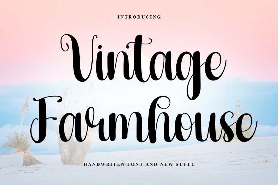 Font Vintage Farmhouse