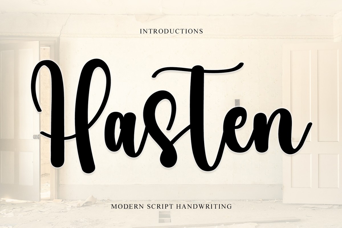 Font Hasten