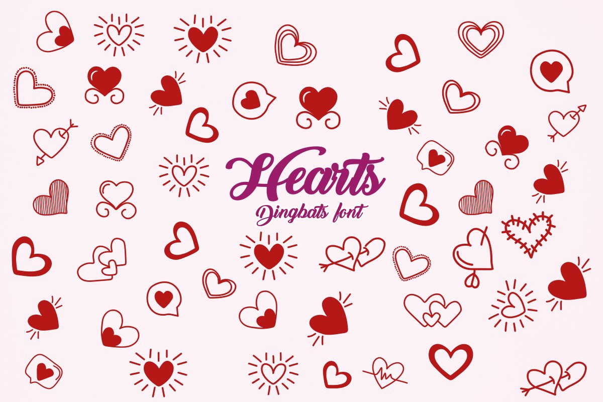 Font Hearts