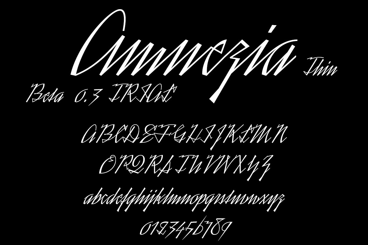 Font Amnezia