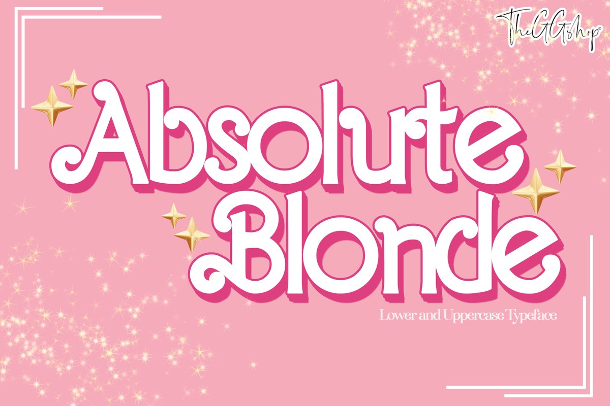 Font Absolute Blonde