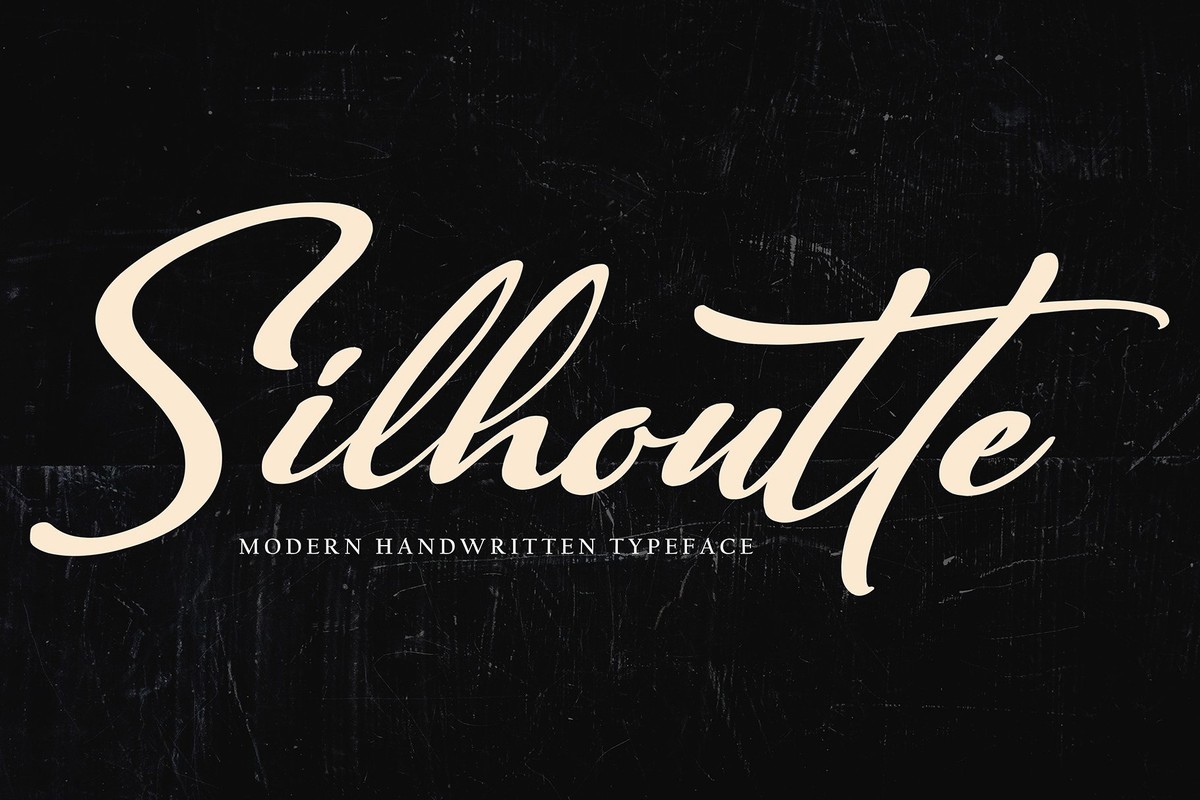 Font Silhoutte