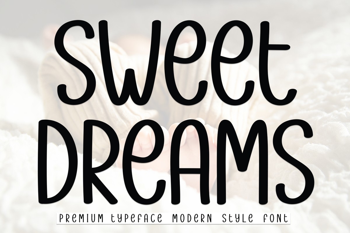 Font Sweet Dreams