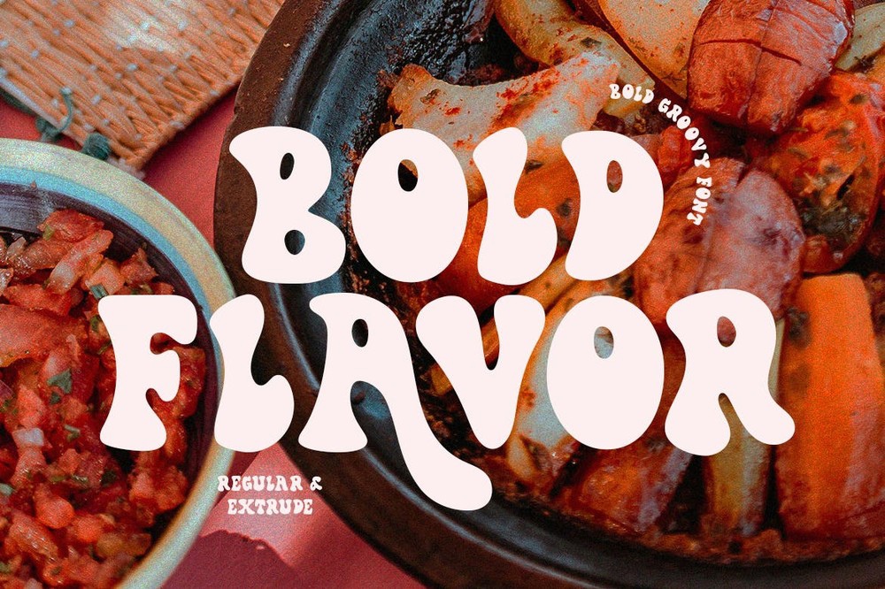 Font Bold Flavor