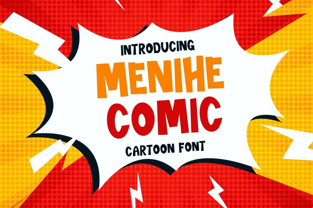 Font Menihe Comic