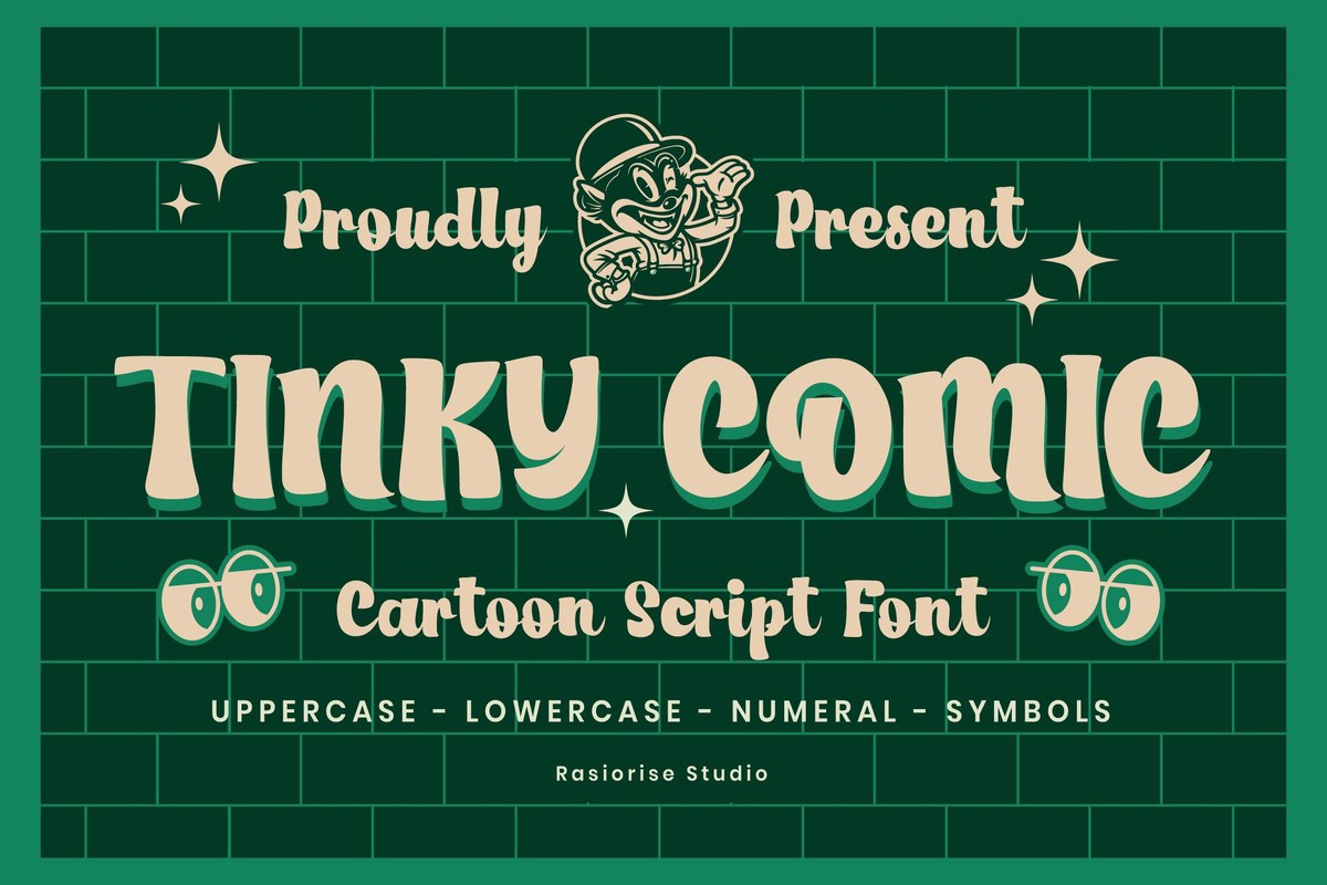 Font Tinky Comic